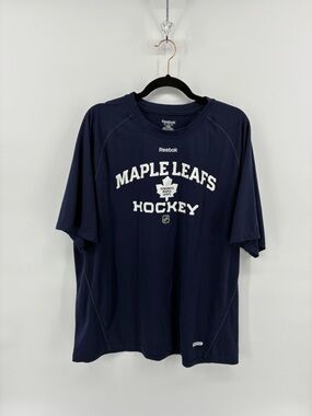 Reebok Maple Leafs Navy Hockey T-Shirt